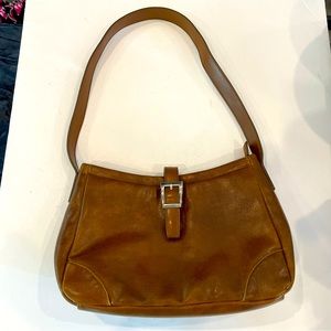 Carryland Brown Vintage Shoulder Bag Multiple Pockets Purse